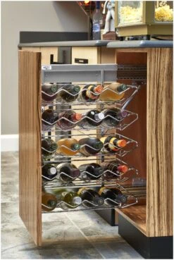 Rev-A-Shelf 5375 Series 14 Inch Pull Out Wine Rack Organizer With 20 Bottle Capacity Chrome 7 Rev-A-Shelf 5375 Series 14 Inch Pull Out Wine Rack Organizer With 20 Bottle Capacity Chrome -Cabinet Hardware Store rev a shelf 5375 40wr 1 alternate image 1218