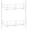 Rev-A-Shelf 565 Series Door Mount Wire Spice Rack For 12 Inch Cabinets White -Cabinet Hardware Store rev a shelf 565 8 52 531885