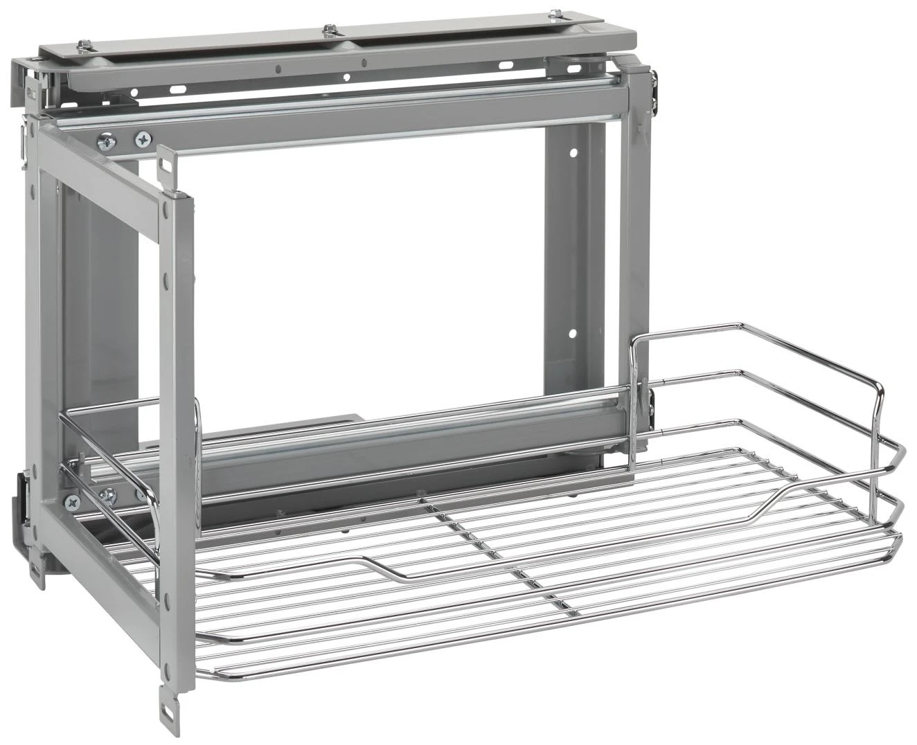 Rev-A-Shelf 15 Inch Swing Out Upper Cabinet Shelf Chrome 3 Rev-A-Shelf 15 Inch Swing Out Upper Cabinet Shelf Chrome