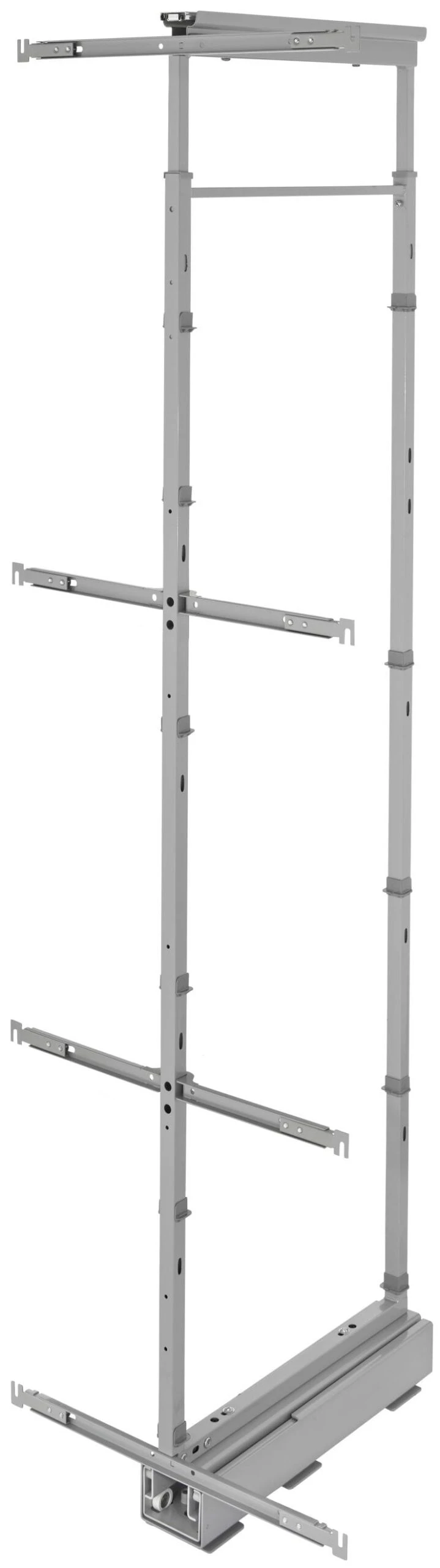 Rev-A-Shelf 5700 Series 74-81 Inch Adjustable Height Pull Out 6 Tier Cabinet Organizer With Adjustable Shelves And Soft Close For 20-1/2 Inch Cabinets Chrome 4 Rev-A-Shelf 5700 Series 74-81 Inch Adjustable Height Pull Out 6 Tier Cabinet Organizer With Adjustable Shelves And Soft Close For 20-1/2 Inch Cabinets Chrome - Image 2