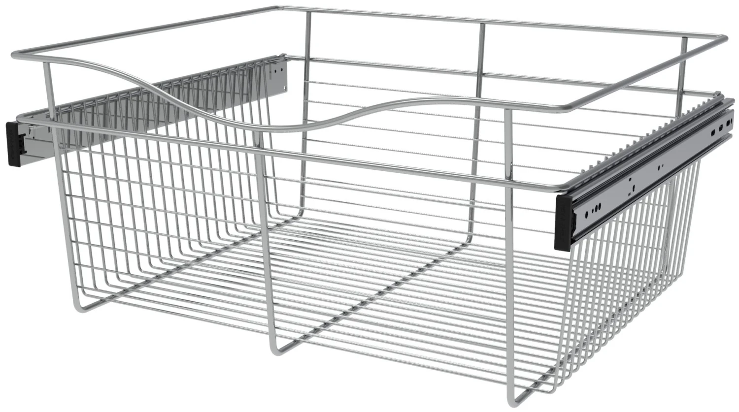 Rev-A-Shelf CB Series 24 X 20 Inch Pull Out Cabinet Organizer Basket For 11-1/2 Inch High Cabinets Chrome 3 Rev-A-Shelf CB Series 24 X 20 Inch Pull Out Cabinet Organizer Basket For 11-1/2 Inch High Cabinets Chrome