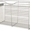 Rev-A-Shelf CB Series 30 X 14 Inch Pull Out Cabinet Organizer Basket For 18-1/2 Inch High Cabinets Satin Nickel -Cabinet Hardware Store rev a shelf cb 301418sn 1 531885