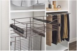 Rev-A-Shelf CB Series 30 X 16 Inch Pull Out Cabinet Organizer Basket For 11-1/2 Inch High Cabinets Satin Nickel 15 Rev-A-Shelf CB Series 30 X 16 Inch Pull Out Cabinet Organizer Basket For 11-1/2 Inch High Cabinets Satin Nickel -Cabinet Hardware Store rev a shelf cb 301611 alternate image 1883