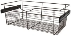 Rev-A-Shelf CB Series 30 X 16 Inch Pull Out Cabinet Organizer Basket For 11-1/2 Inch High Cabinets Satin Nickel 19 Rev-A-Shelf CB Series 30 X 16 Inch Pull Out Cabinet Organizer Basket For 11-1/2 Inch High Cabinets Satin Nickel -Cabinet Hardware Store rev a shelf cb 301611orb 1 531885