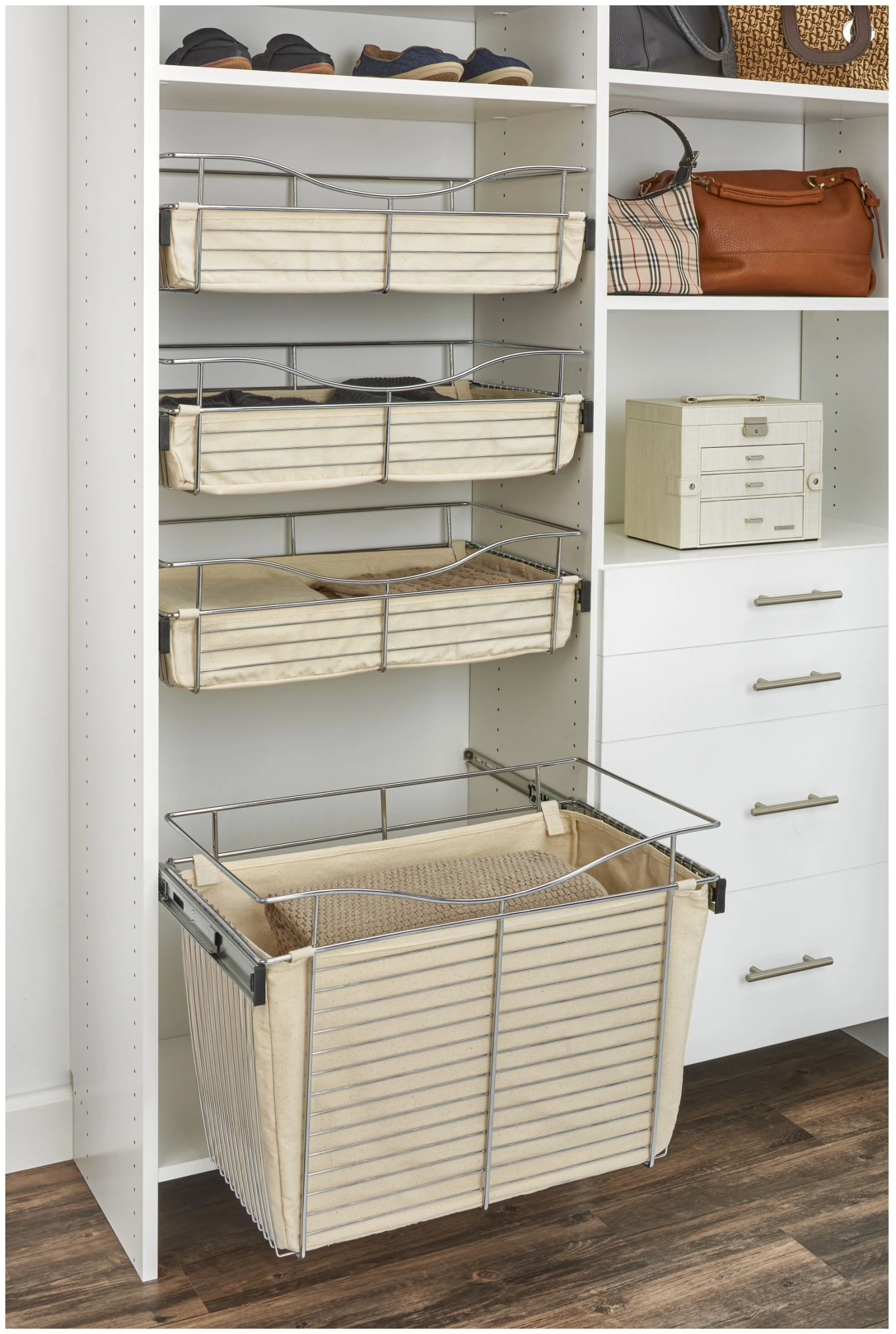 Rev-A-Shelf CBL Series Cloth Liner For 24 X 14 X 11 Inch CB Series Closet Organizer Black 9 Rev-A-Shelf CBL Series Cloth Liner For 24 X 14 X 11 Inch CB Series Closet Organizer Black - Image 7