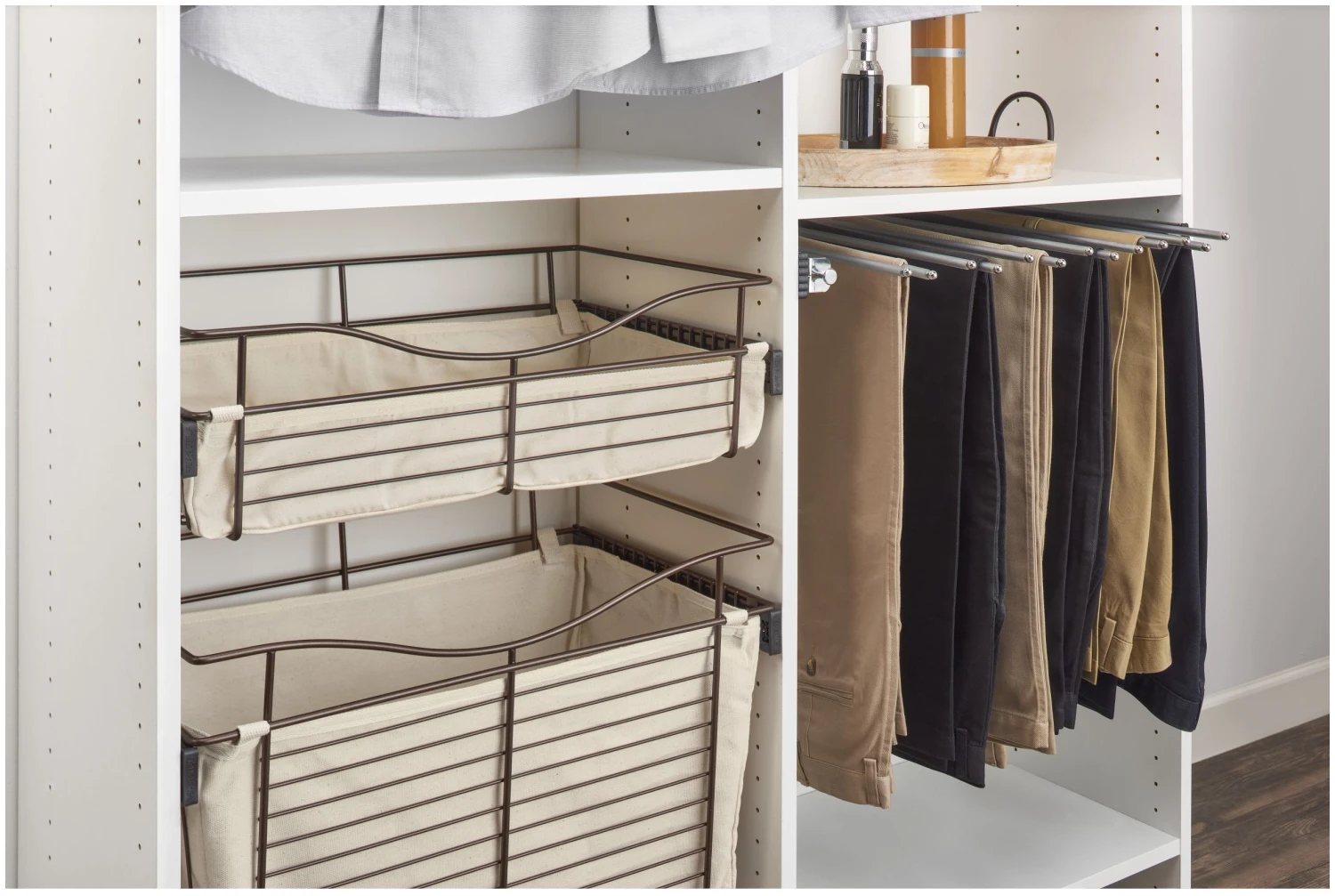 Rev-A-Shelf CBL Series Cloth Liner For 30 X 12 X 11 Inch CB Series Closet Organizer Tan 6 Rev-A-Shelf CBL Series Cloth Liner For 30 X 12 X 11 Inch CB Series Closet Organizer Tan - Image 4