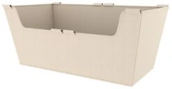 Rev-A-Shelf Sidelines 24" Wide X 10" High Cloth Basket Liner Tan