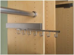 Rev-A-Shelf Sidelines 13-3/4 Inch Pull Out Belt Rack Chrome -Cabinet Hardware Store rev a shelf cbrsl 14 1 alternate image 37