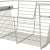 Rev-A-Shelf Sidelines 18" Wide X 10" High Pull Out Basket Satin Nickel -Cabinet Hardware Store rev a shelf cbsl 181410sn 1 9518091