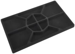 Rev-A-Shelf CJD Series Velvet Jewelry Drawer Organizer Insert For CJD-2414 Black Velvet