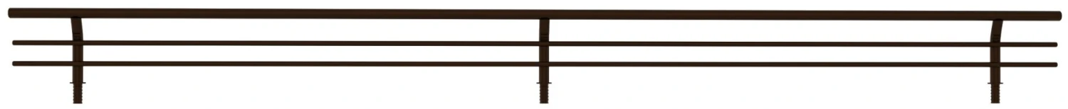 Rev-A-Shelf Sidelines 17 Inch Press In Shoe Fence Chrome 4 Rev-A-Shelf Sidelines 17 Inch Press In Shoe Fence Chrome - Image 2