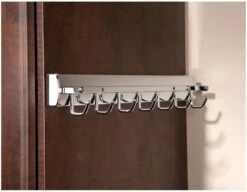 Rev-A-Shelf Sidelines 13-11/16 Inch Pull Out Belt Rack Satin Nickel 15 Rev-A-Shelf Sidelines 13-11/16 Inch Pull Out Belt Rack Satin Nickel -Cabinet Hardware Store rev a shelf cswbrsl 14 1 alternate image 139