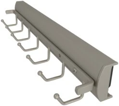 Rev-A-Shelf Sidelines 13-11/16 Inch Pull Out Belt Rack Satin Nickel