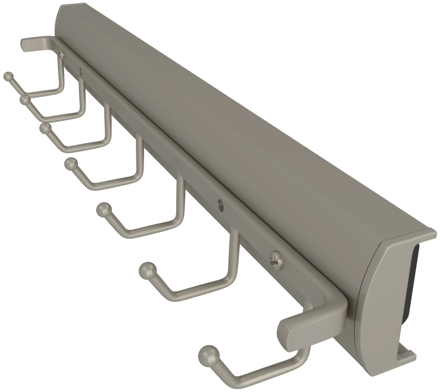 Rev-A-Shelf Sidelines 13-11/16 Inch Pull Out Belt Rack Satin Nickel 3 Rev-A-Shelf Sidelines 13-11/16 Inch Pull Out Belt Rack Satin Nickel