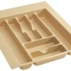 Rev-A-Shelf CT Series 17-1/2 Inch Trimmable Polymer Cutlery Tray Insert Almond 1 Rev-A-Shelf CT Series 17-1/2 Inch Trimmable Polymer Cutlery Tray Insert Almond -Cabinet Hardware Store rev a shelf ct 3a 52 531885