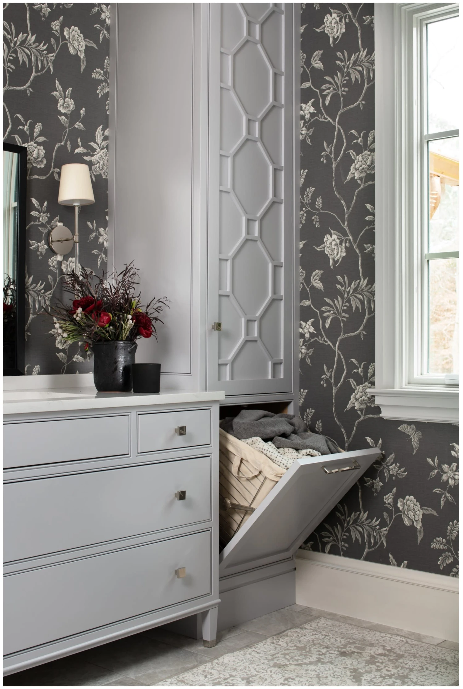 Rev-A-Shelf CTOHLSL Series Cloth Hamper Bag For 16 Inch Tilt Out Hamper Tan 5 Rev-A-Shelf CTOHLSL Series Cloth Hamper Bag For 16 Inch Tilt Out Hamper Tan - Image 3