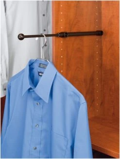 Rev-A-Shelf CVR Series 12 Inch Pull Out Designer Closet Valet Rod Chrome -Cabinet Hardware Store rev a shelf cvr 12 alternate image 2246