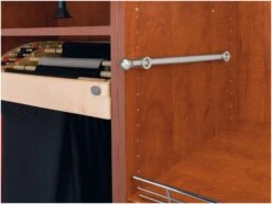 Rev-A-Shelf CVR Series 12 Inch Pull Out Designer Closet Valet Rod Chrome -Cabinet Hardware Store rev a shelf cvr 12 alternate image 2250