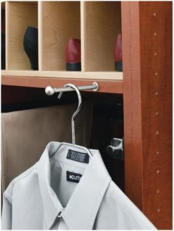 Rev-A-Shelf CVRI Series 7 Inch Pull Out Insert Closet Valet Rod Chrome -Cabinet Hardware Store rev a shelf cvri 7 alternate image 2262