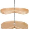 Rev-A-Shelf Lazy Daisy Natural Wood 28 Inch Pie-Cut 2 Shelf Lazy Susan Set With Adjustable 26-31 Inch Shaft 2 Rev-A-Shelf Lazy Daisy Natural Wood 28 Inch Pie-Cut 2 Shelf Lazy Susan Set With Adjustable 26-31 Inch Shaft -Cabinet Hardware Store rev a shelf ld 4nw 942 28 1 531885