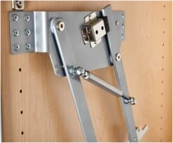 Rev-A-Shelf Heavy Duty Lift Out Shelf With Soft Close For 18 Inch Cabinets Orion Grey -Cabinet Hardware Store rev a shelf ml wnhdscog 18fl alternate image 2598