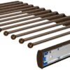 Rev-A-Shelf Sidelines 24 Inch Pull Out Pants Rack With Soft Close Bronze -Cabinet Hardware Store rev a shelf pscsl 2414sc bz 1 9518091