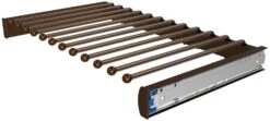 Rev-A-Shelf Sidelines 24 Inch Pull Out Pants Rack With Soft Close Bronze