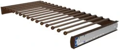Rev-A-Shelf 30 Inch Pull Out Pant Rack With Soft Close Satin Nickel -Cabinet Hardware Store rev a shelf pscsl 3014sc bz 1 9518091