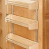 Rev-A-Shelf 4200 Series 20" Wide Door Storage Tray With Screw-In Clips (Package Of 5) Natural Wood -Cabinet Hardware Store revashelf 4230 20
