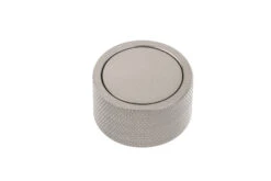 Richelieu 1-9/16 Inch Cylindrical Cabinet Knob Brushed Nickel