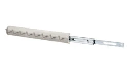 Richelieu 14" Pull-Out Belt Organizer With 8 Hooks Brass 10 Richelieu 14" Pull-Out Belt Organizer With 8 Hooks Brass -Cabinet Hardware Store richelieu 49314184 6905328