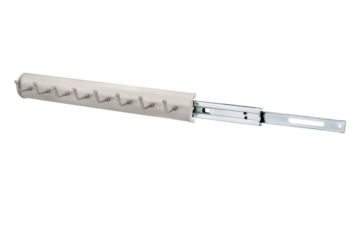 Richelieu 14" Pull-Out Belt Organizer With 8 Hooks Brass 6 Richelieu 14" Pull-Out Belt Organizer With 8 Hooks Brass - Image 4