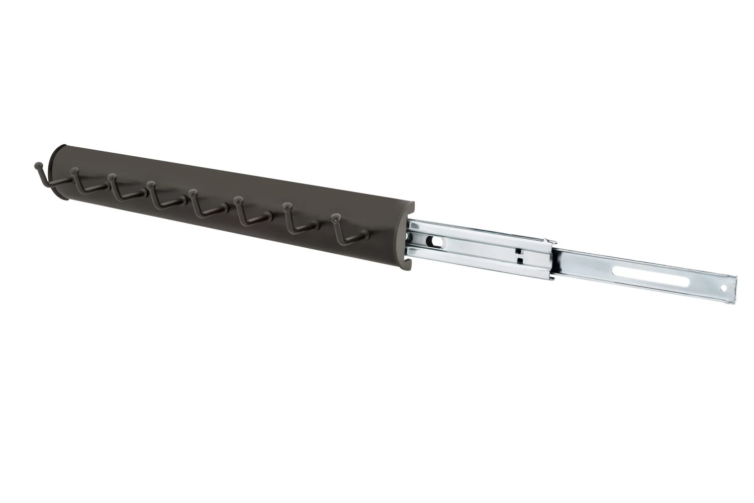 Richelieu 14" Pull-Out Belt Organizer With 8 Hooks Brass 7 Richelieu 14" Pull-Out Belt Organizer With 8 Hooks Brass - Image 5