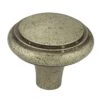 Richelieu 1-9/16 Inch Mushroom Cabinet Knob Pewter Bronze -Cabinet Hardware Store richelieu 510440pb 7833826