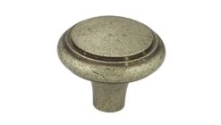 Richelieu 1-9/16 Inch Mushroom Cabinet Knob Pewter Bronze