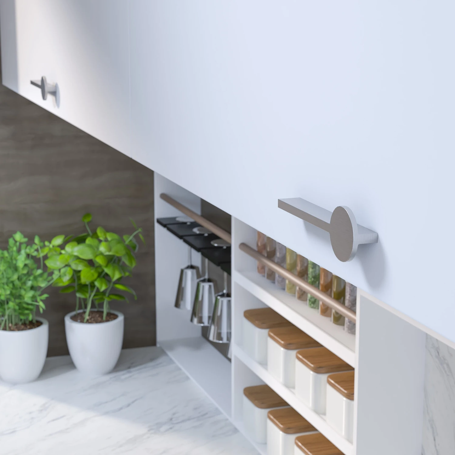 Richelieu 5-1/16 Inch Center To Center Rectangular Cabinet Pull Chrome 6 Richelieu 5-1/16 Inch Center To Center Rectangular Cabinet Pull Chrome - Image 4