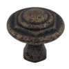 Richelieu 1-1/16 Inch Mushroom Cabinet Knob Spotted Bronze -Cabinet Hardware Store richelieu bp30827138 371