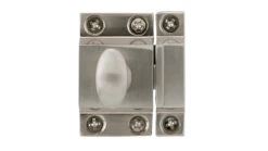 Richelieu 1-7/8 Inch Long Mechanical Cabinet Latch With Strike Plate Polished Nickel -Cabinet Hardware Store richelieu bp42450 application image 206