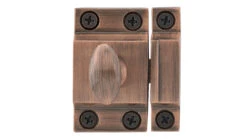 Richelieu 1-7/8 Inch Long Mechanical Cabinet Latch With Strike Plate Polished Nickel -Cabinet Hardware Store richelieu bp42450 application image 208