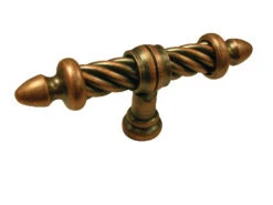 Richelieu 4-1/8 Inch Bar Cabinet Knob Antique Copper
