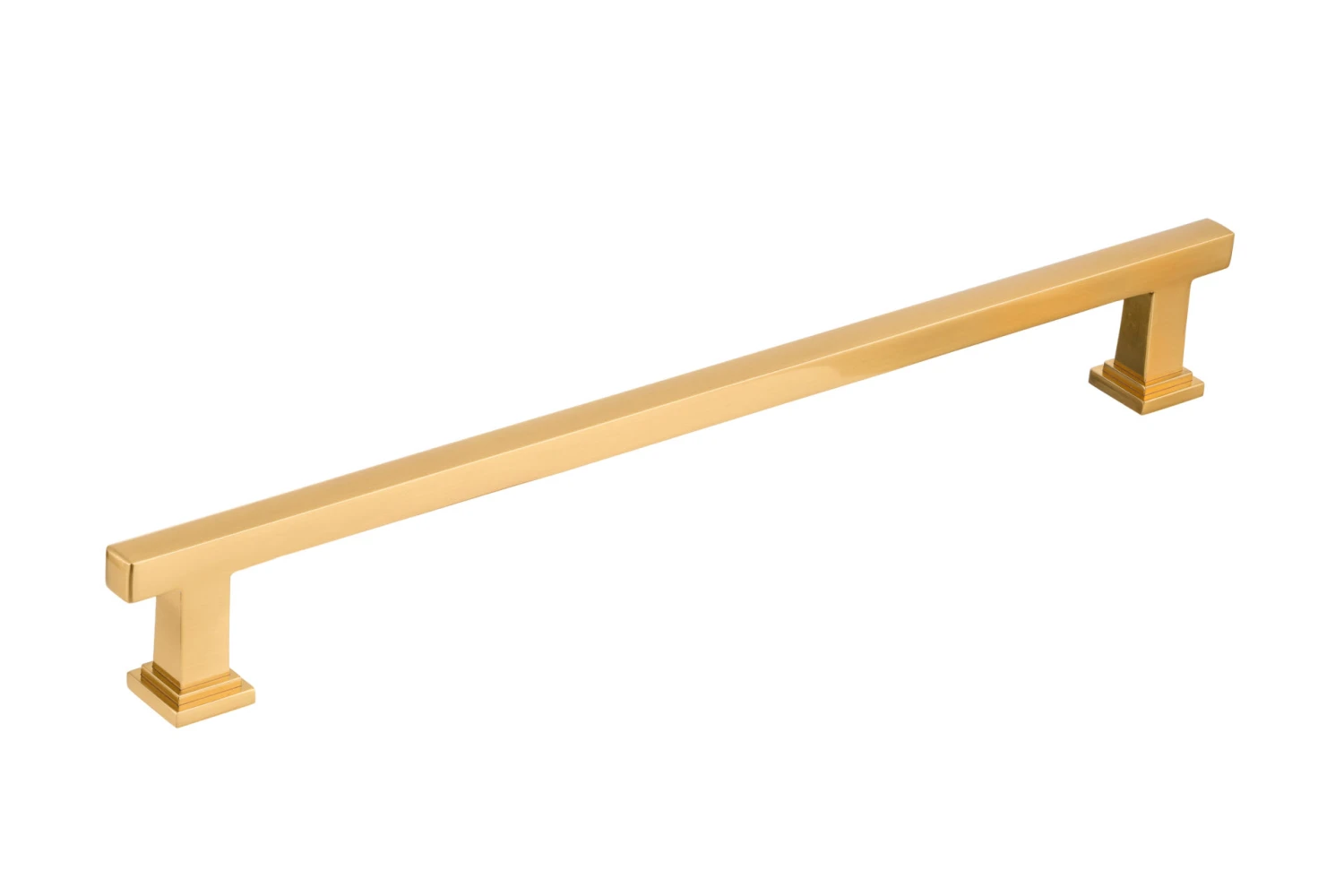 Richelieu 12-5/8 Inch Center To Center Bar Cabinet Pull Aurum Brushed Gold 3 Richelieu 12-5/8 Inch Center To Center Bar Cabinet Pull Aurum Brushed Gold
