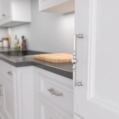 Richelieu 7-9/16 Inch Center To Center Handle Cabinet Pull Brushed Nickel 32 Richelieu 7-9/16 Inch Center To Center Handle Cabinet Pull Brushed Nickel -Cabinet Hardware Store richelieu bp8789192 alternate image 373