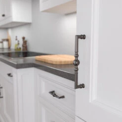 Richelieu 7-9/16 Inch Center To Center Handle Cabinet Pull Brushed Nickel 22 Richelieu 7-9/16 Inch Center To Center Handle Cabinet Pull Brushed Nickel -Cabinet Hardware Store richelieu bp8789192 alternate image 90