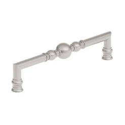 Richelieu 7-9/16 Inch Center To Center Handle Cabinet Pull Brushed Nickel