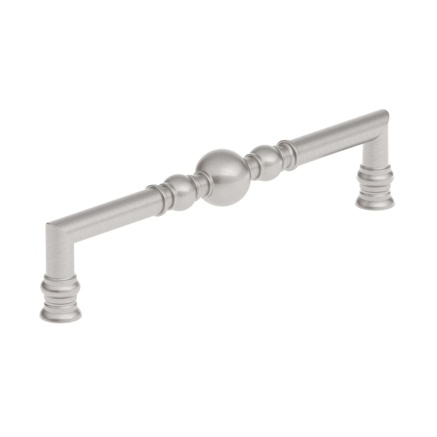Richelieu 7-9/16 Inch Center To Center Handle Cabinet Pull Brushed Nickel 3 Richelieu 7-9/16 Inch Center To Center Handle Cabinet Pull Brushed Nickel
