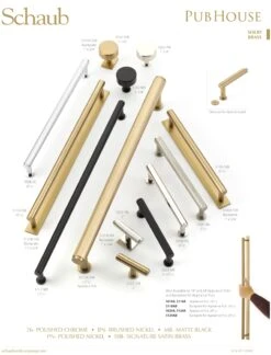 Schaub And Company Pub House 12" Center To Center Diamond Knurled Bar Solid Brass Cabinet Pull Matte Black -Cabinet Hardware Store schaub and company 5012 alternate image 68