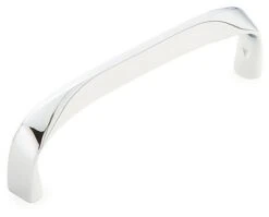 Schaub And Company Italian Contemporary 4" Center To Center Solid Brass Rounded Edge Handle Cabinet Pull - Made In Italy Satin Nickel 9 Schaub And Company Italian Contemporary 4" Center To Center Solid Brass Rounded Edge Handle Cabinet Pull - Made In Italy Satin Nickel -Cabinet Hardware Store schaub and company 511 26 134