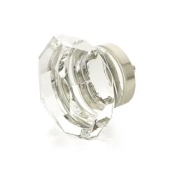 Schaub And Company City Lights 1-3/4" Traditional Faceted Glass Designer Cabinet Knob With Solid Brass Base Polished Rose Gold -Cabinet Hardware Store schaub and company 54 15 6981928