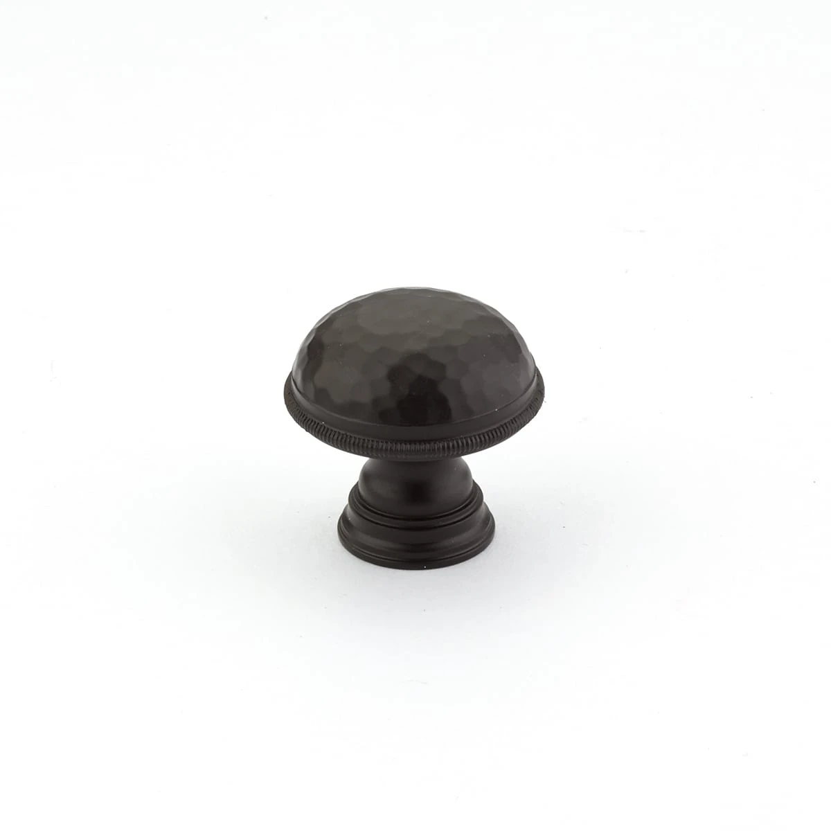 Schaub And Company Atherton 1-1/4" Solid Brass Hammered Texture Round Cabinet Knob With Knurled Rim Oil Rubbed Bronze 3 Schaub And Company Atherton 1-1/4" Solid Brass Hammered Texture Round Cabinet Knob With Knurled Rim Oil Rubbed Bronze