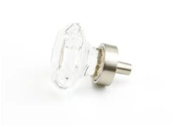 Schaub And Company Stargaze 1-1/4" Traditional Vintage Crystal Mini Cabinet Knob With Solid Brass Base Polished Brass -Cabinet Hardware Store schaub and company 71 c 15 9